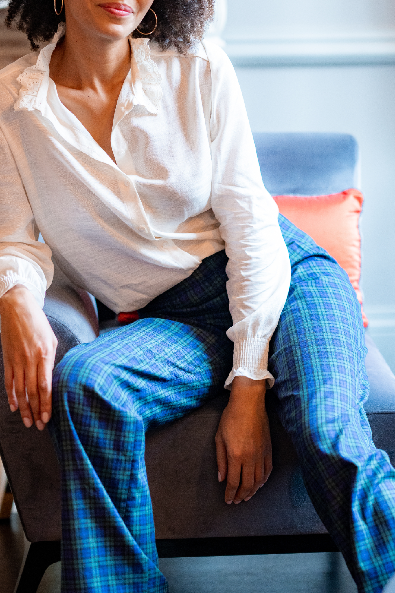 Pantalon Baptiste tartan