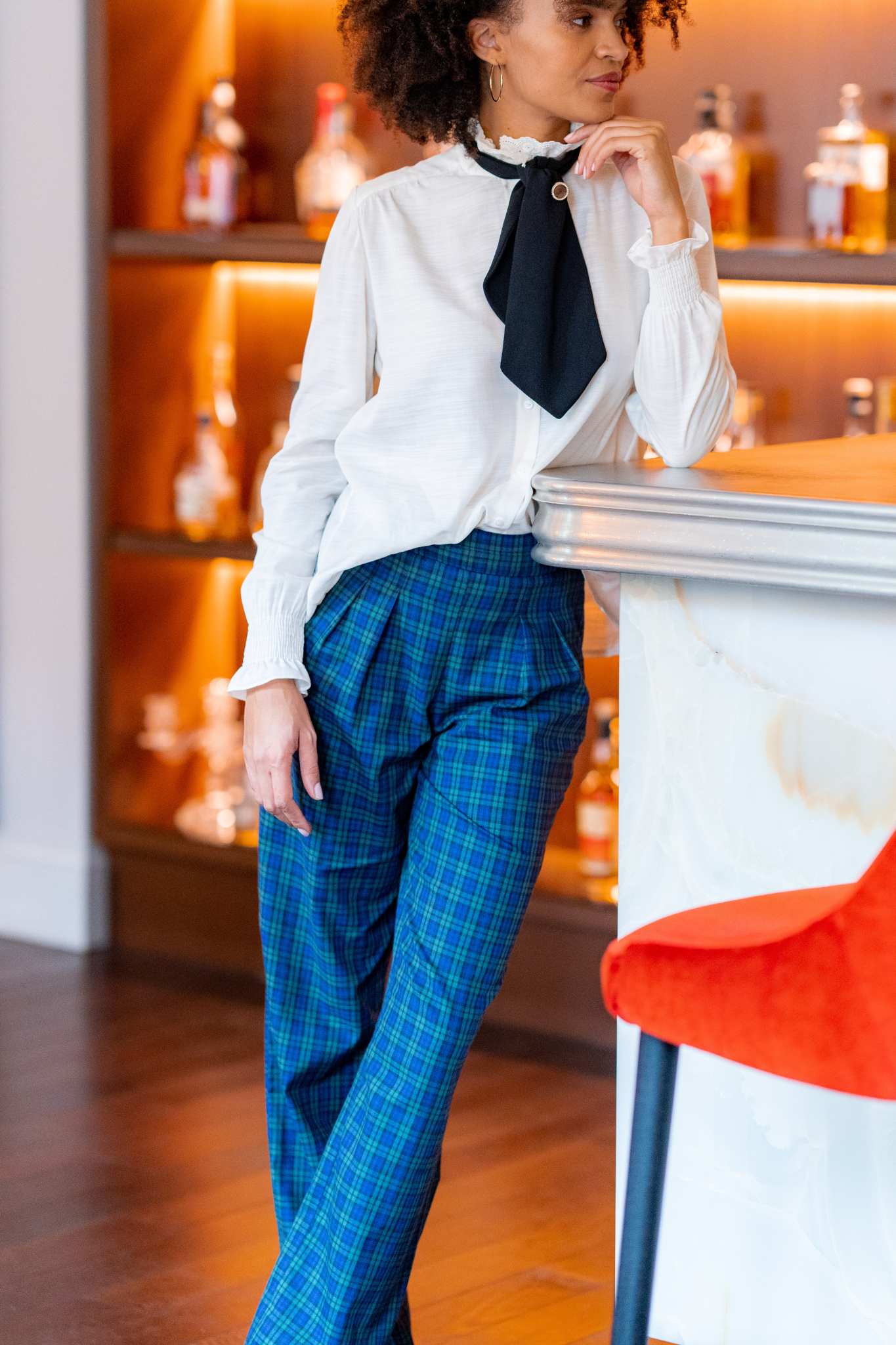 Pantalon Baptiste tartan