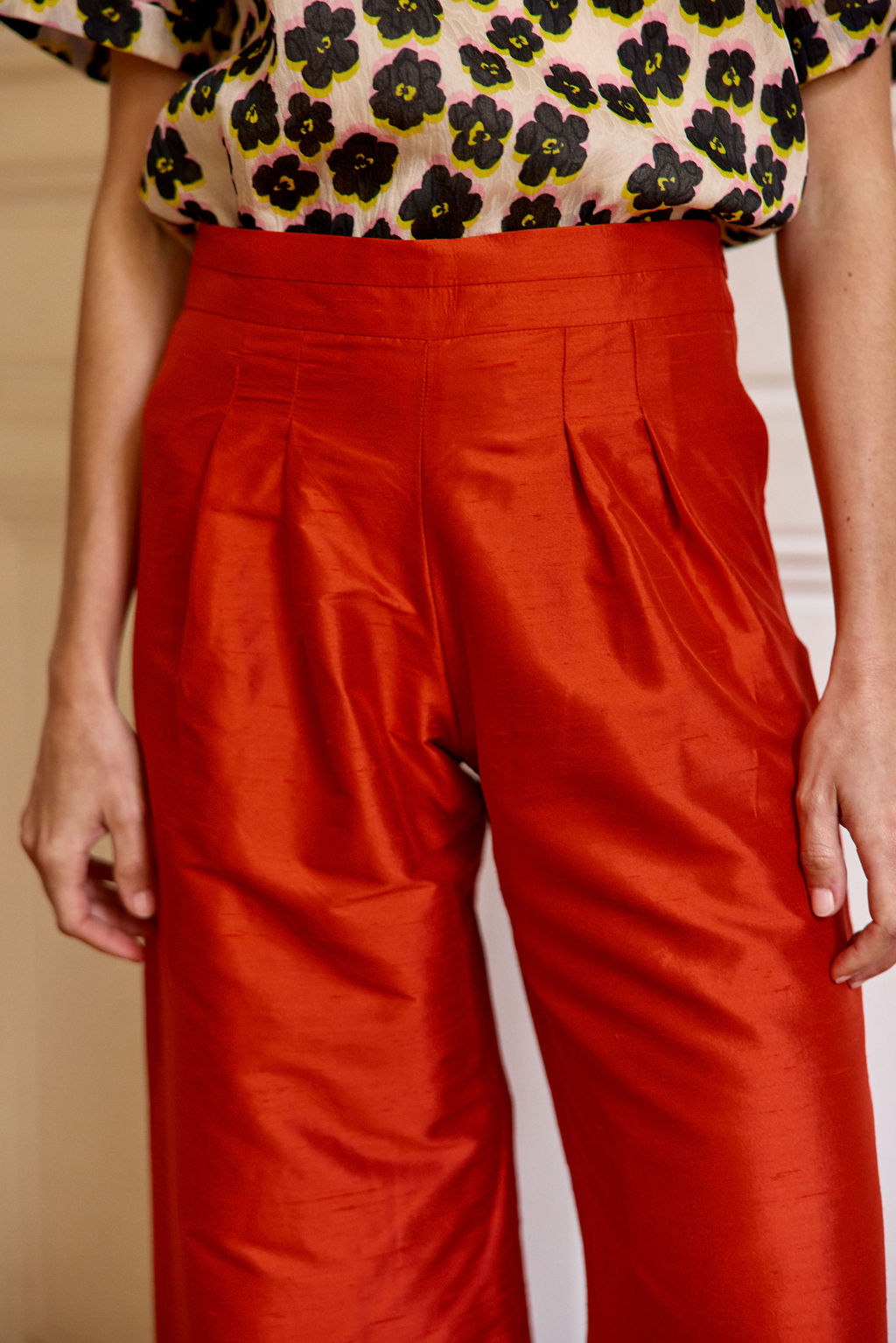 Pantalon Lou capucine