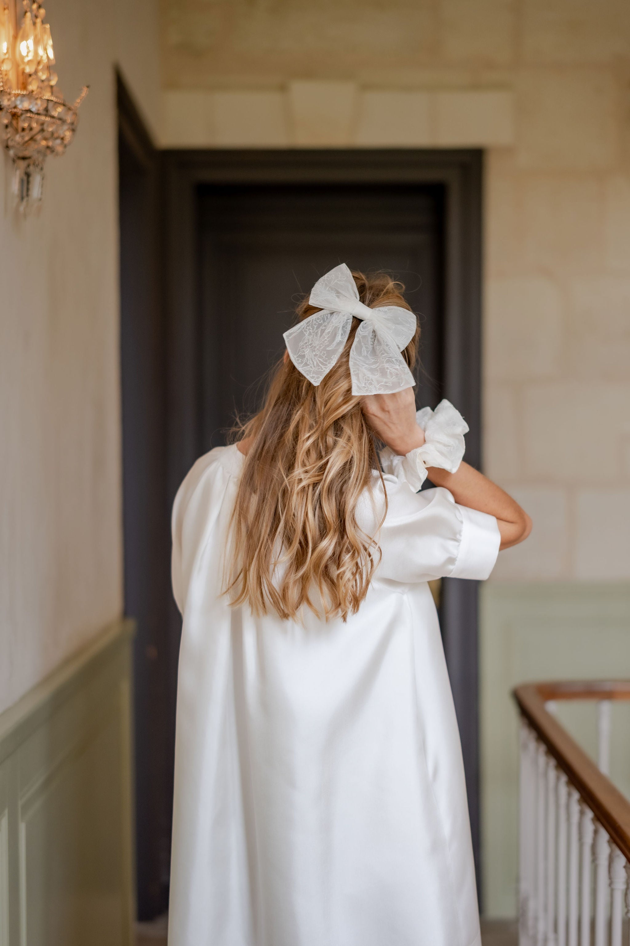 Barrette Lily brodée