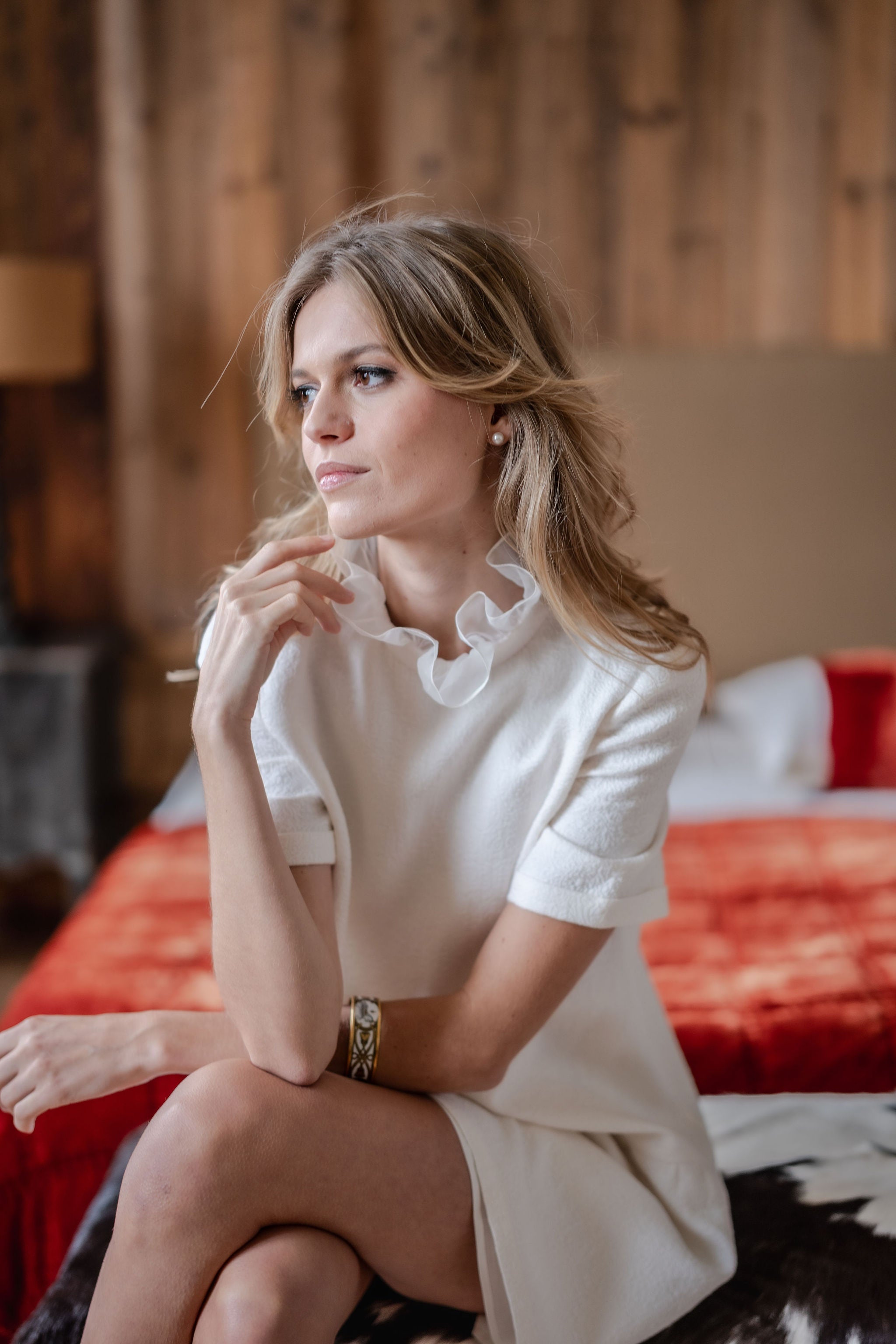 Robe Scarlett crème