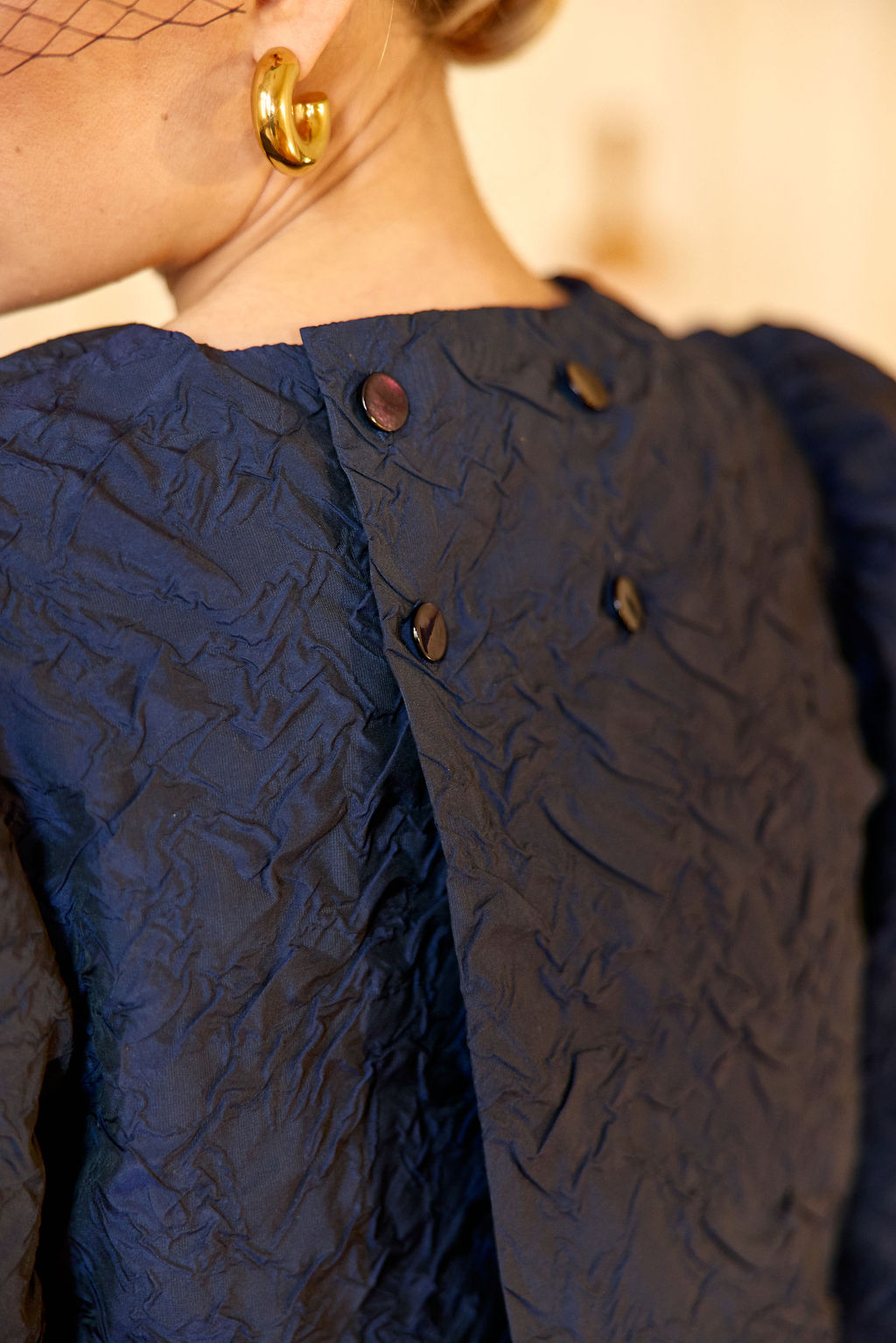 Top Lara bleu sombre