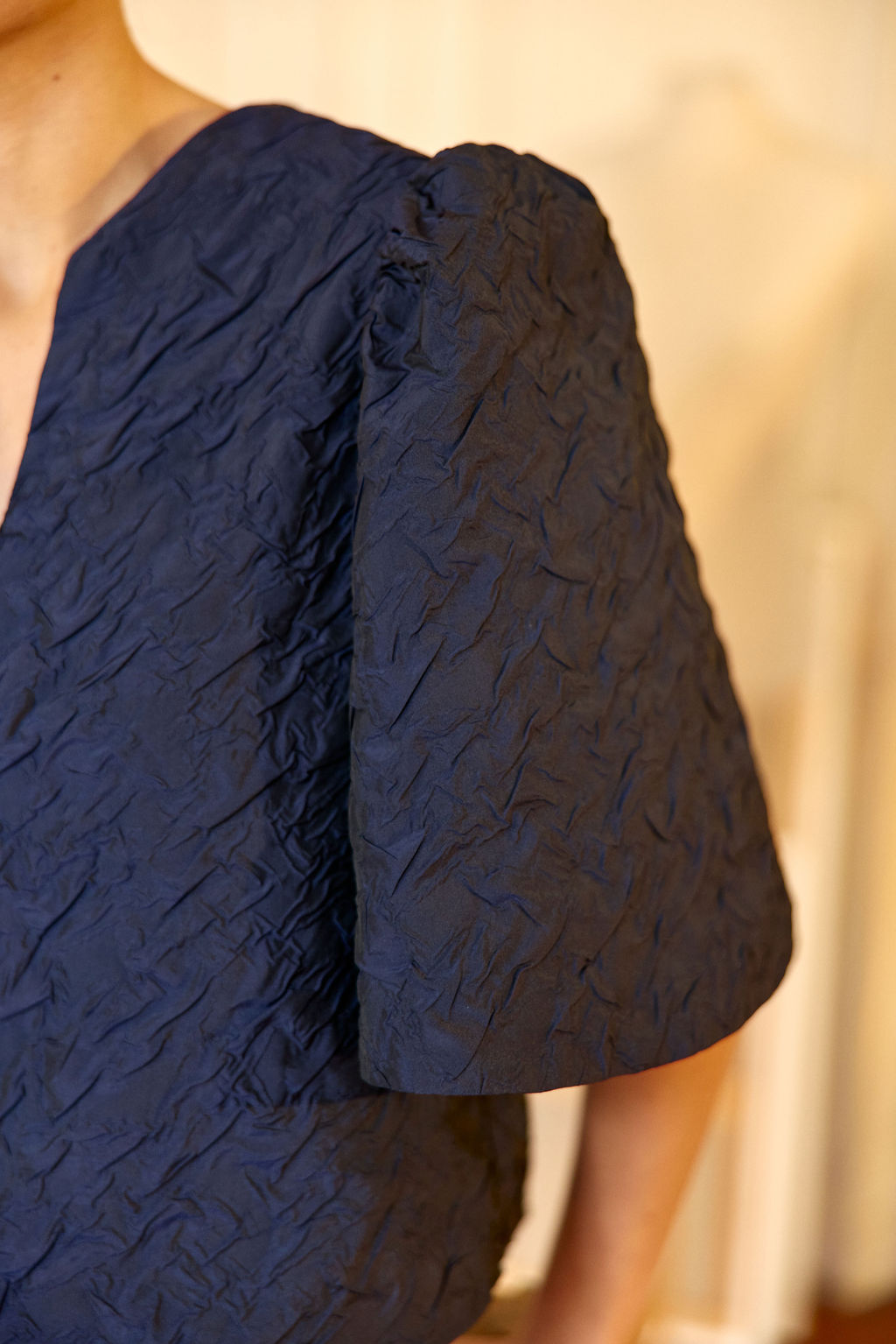 Top Lara bleu sombre