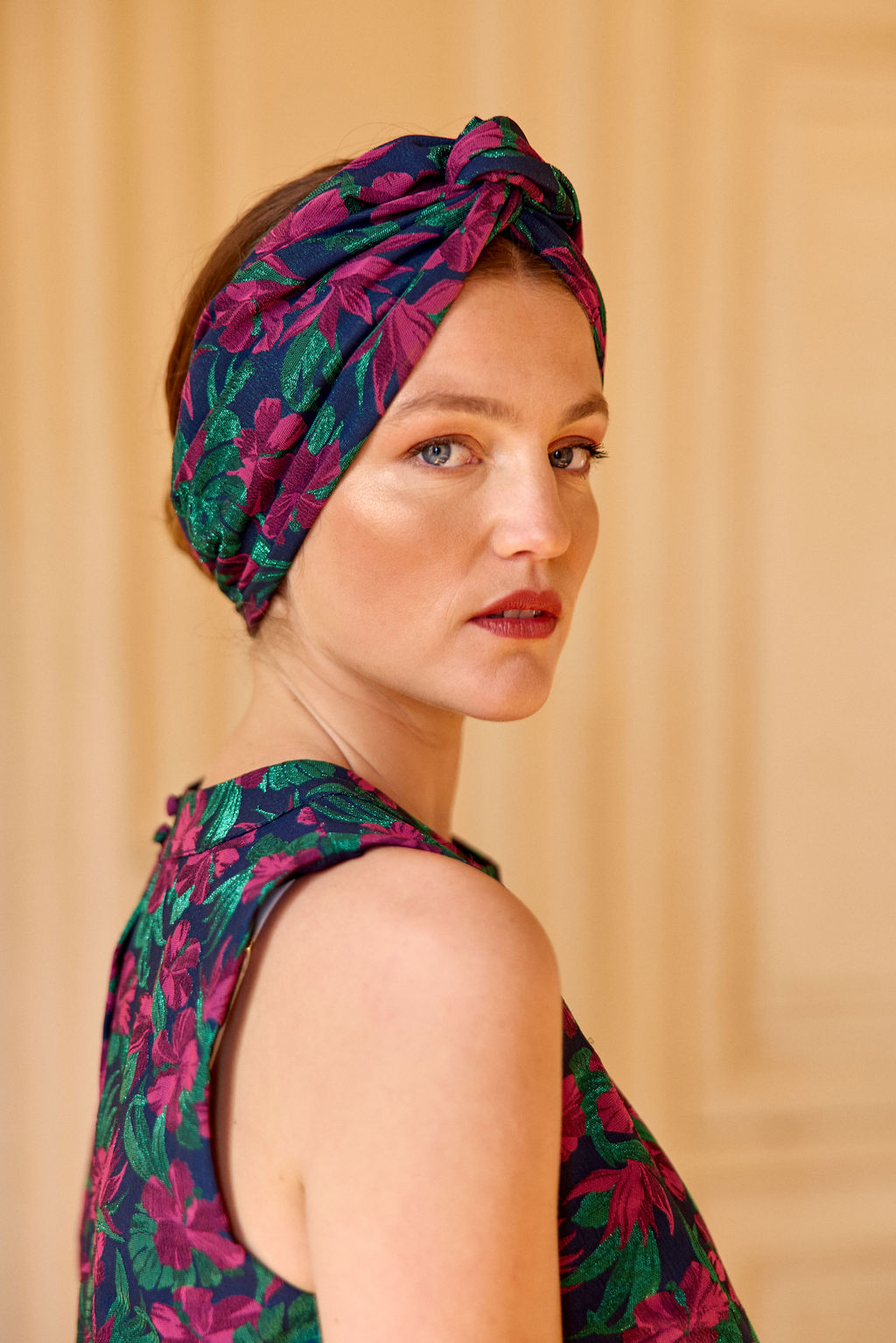 Turban Paloma jacquard