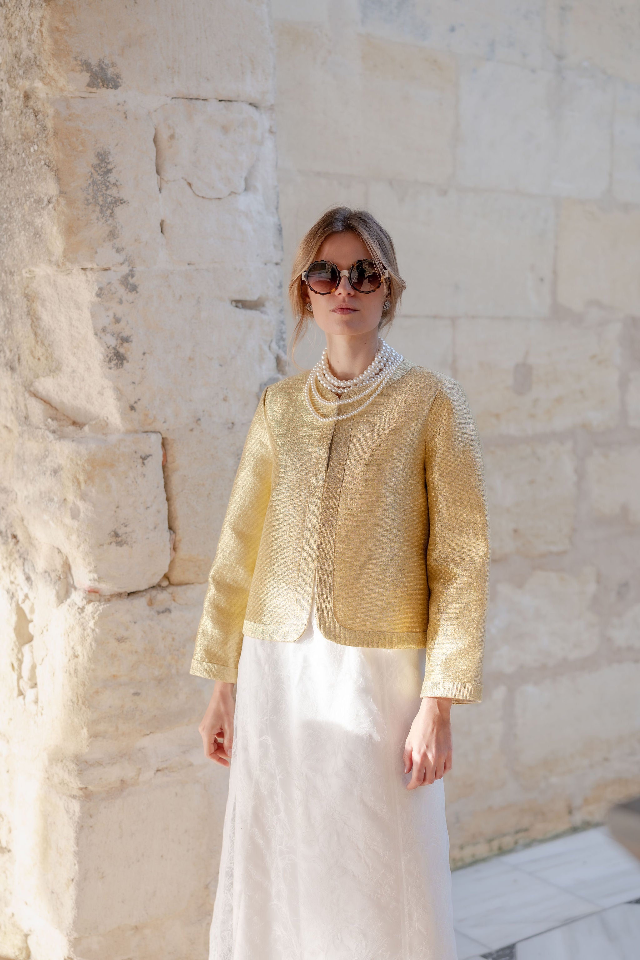 Veste Arielle dorée