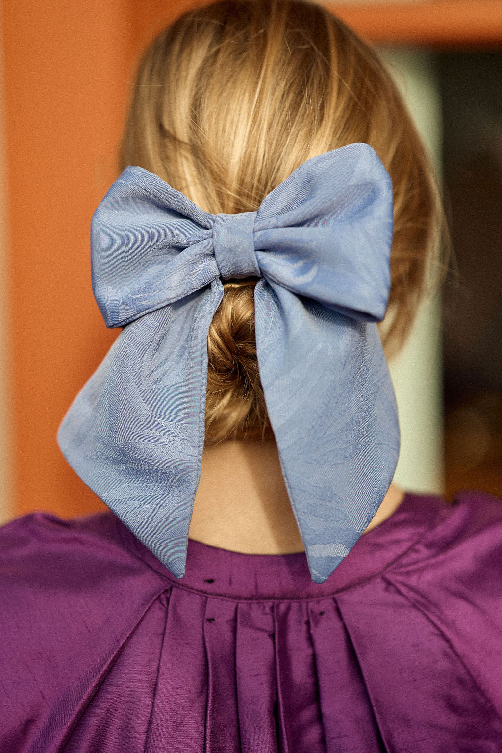 Les_Grisettes_Barette_Bow_Lavande_Robe_Zelie_Violet