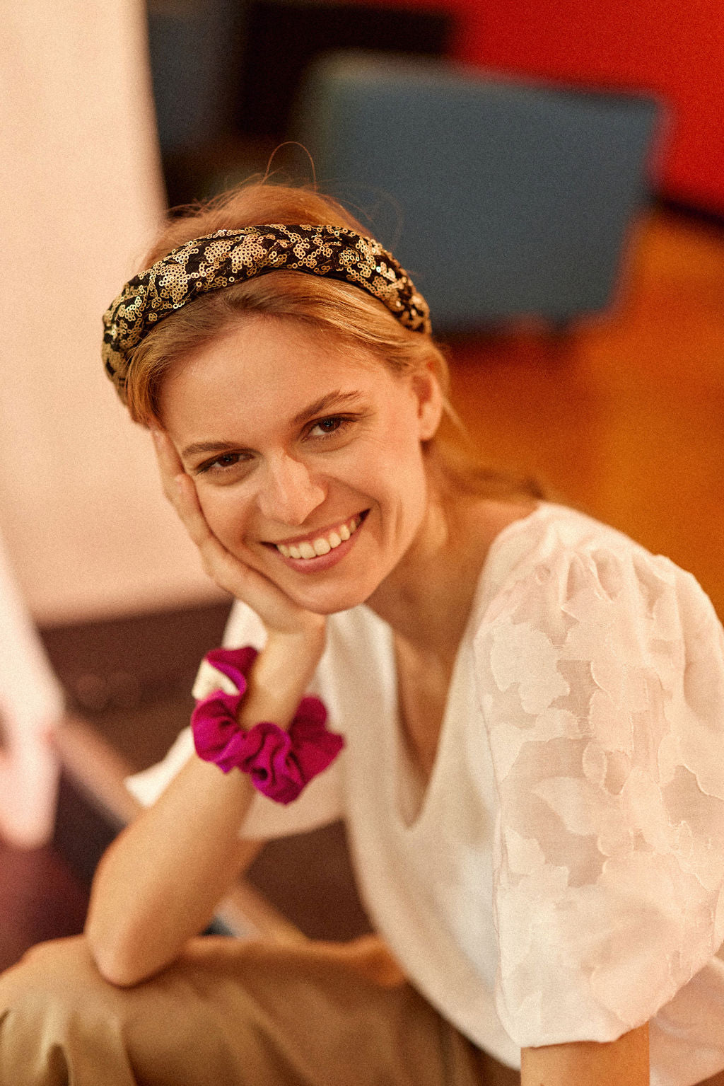 Les_Grisettes_Serre-tete_Collab_Lotarie_Club_Chouchou_Fushia_Top_Aime