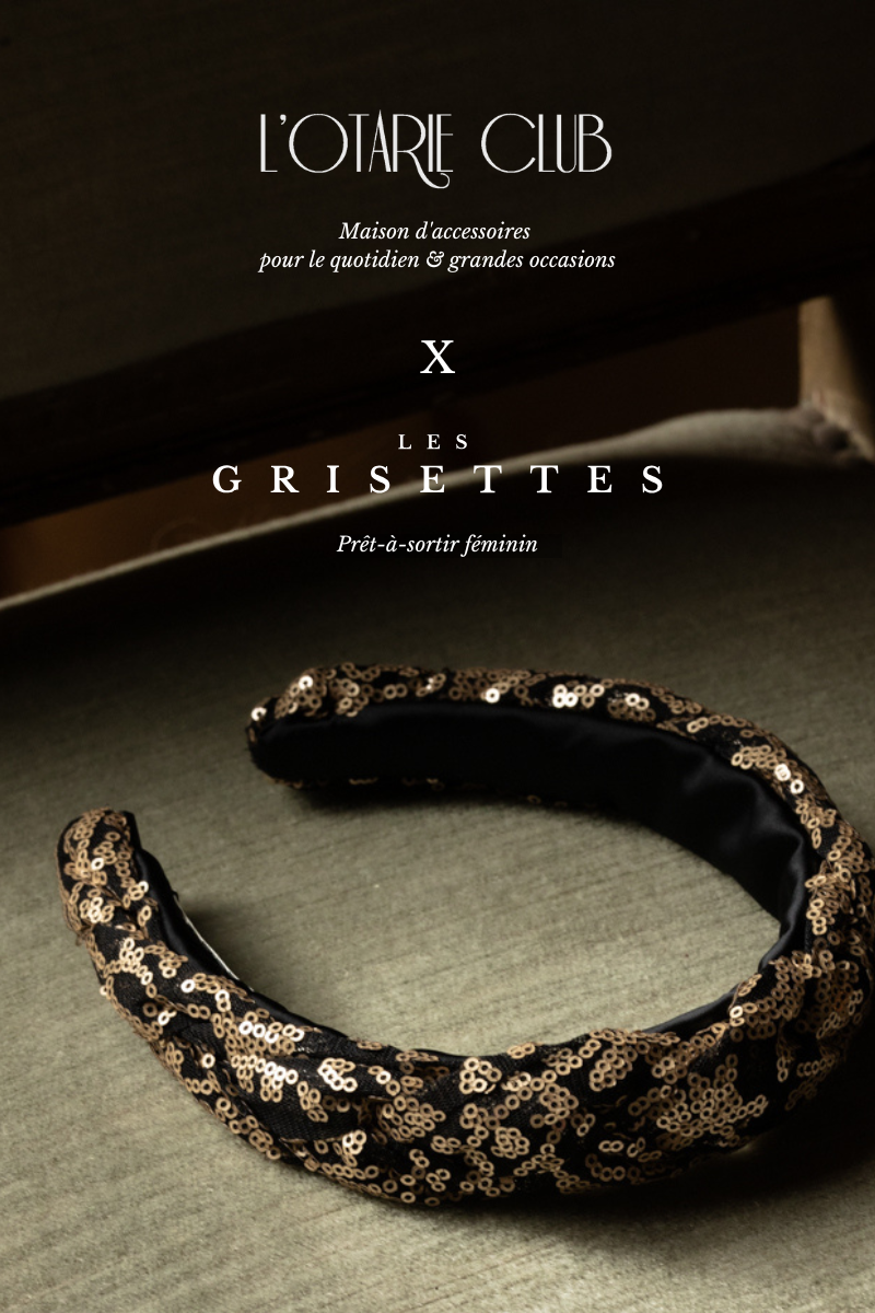 Serre-tête L'Otarie Club X Les Grisettes
