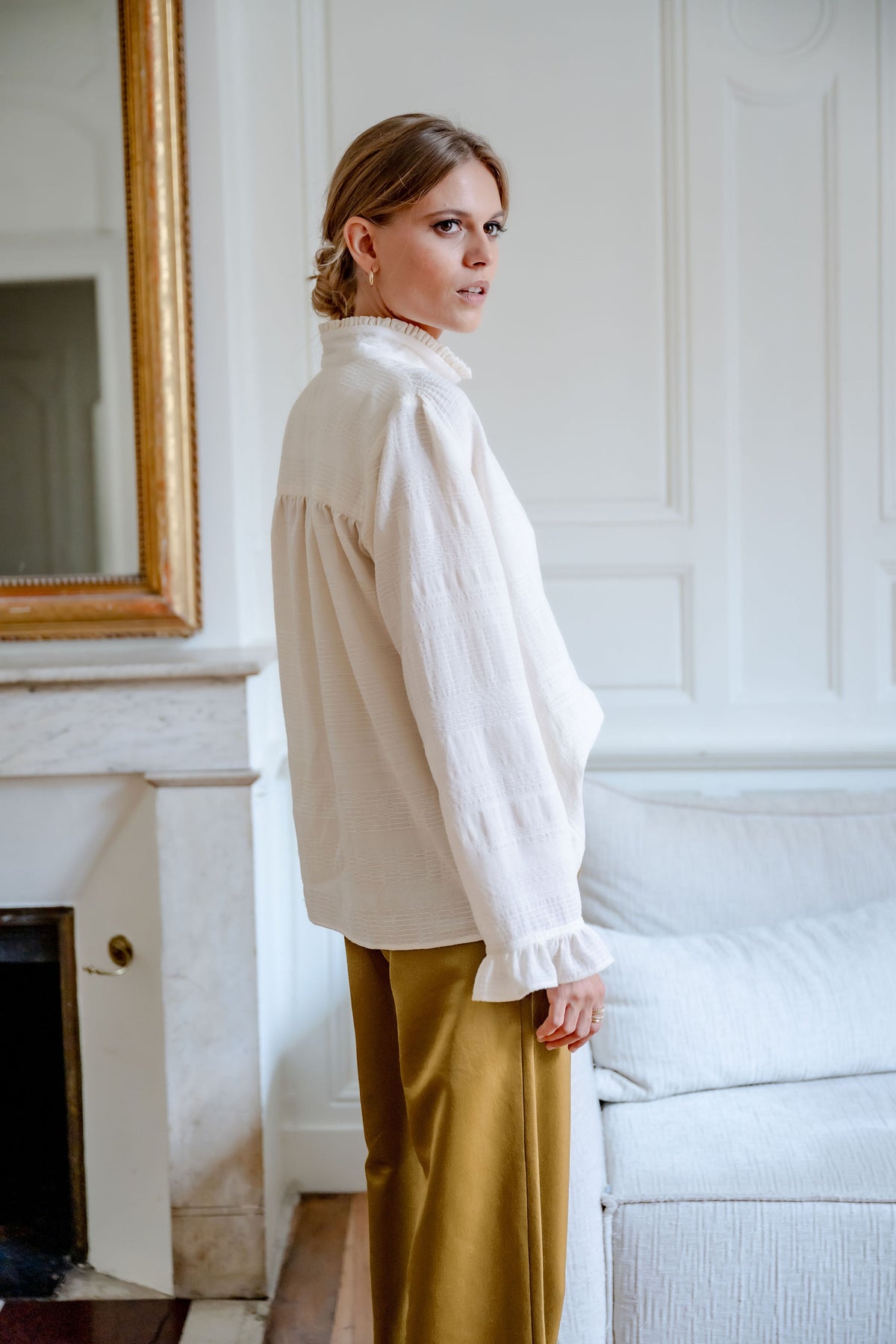 Chemise Calixte brodée