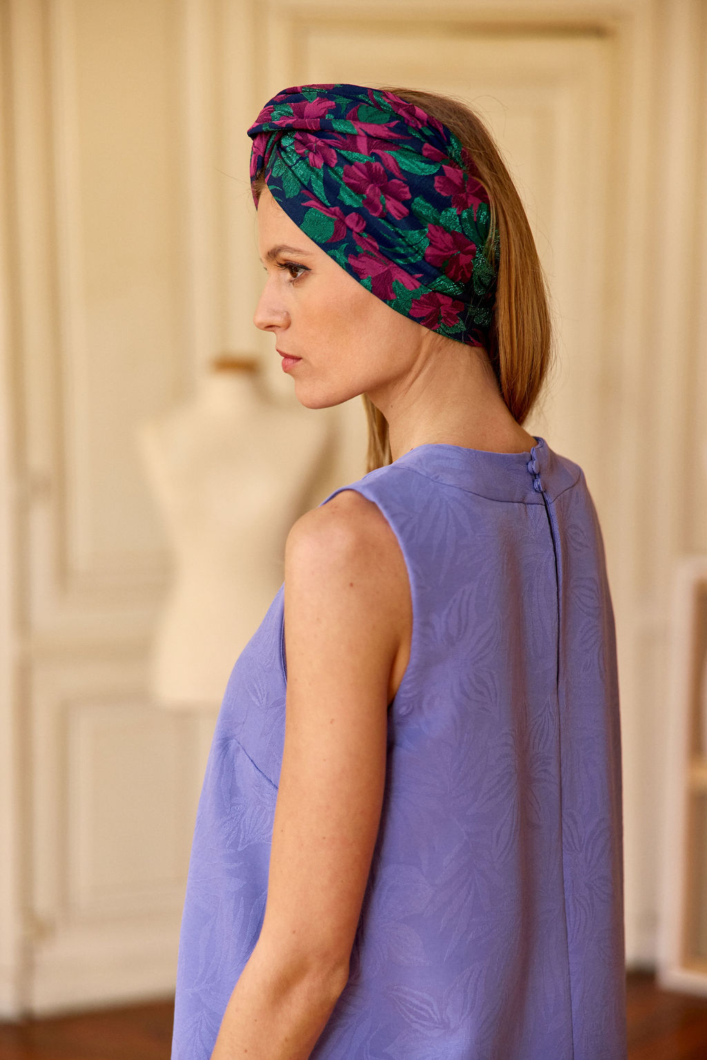 Turban Paloma jacquard
