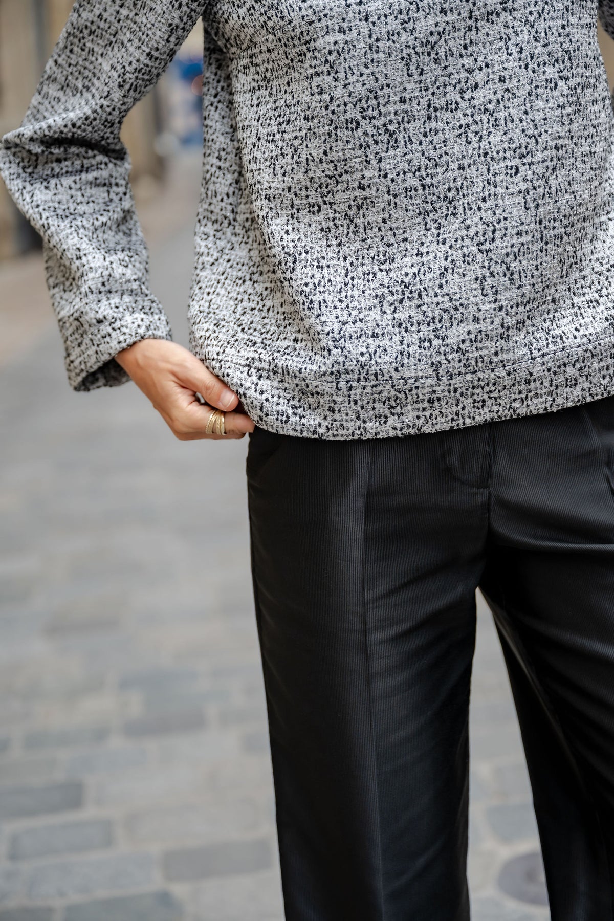 Top Fanette tweed