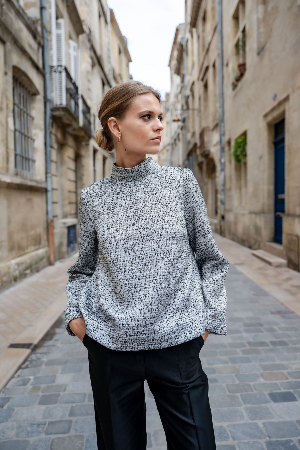 Top Fanette tweed