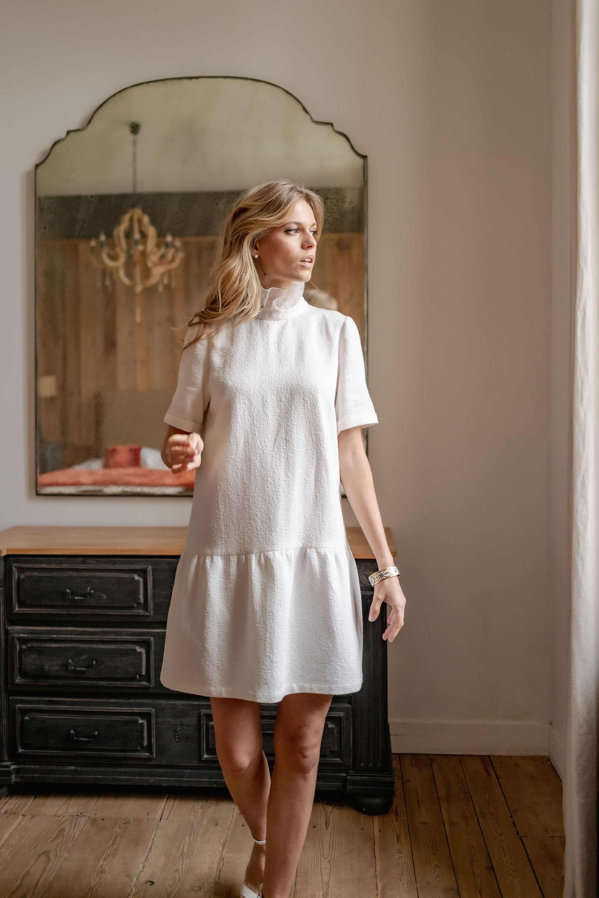 Robe Scarlett crème