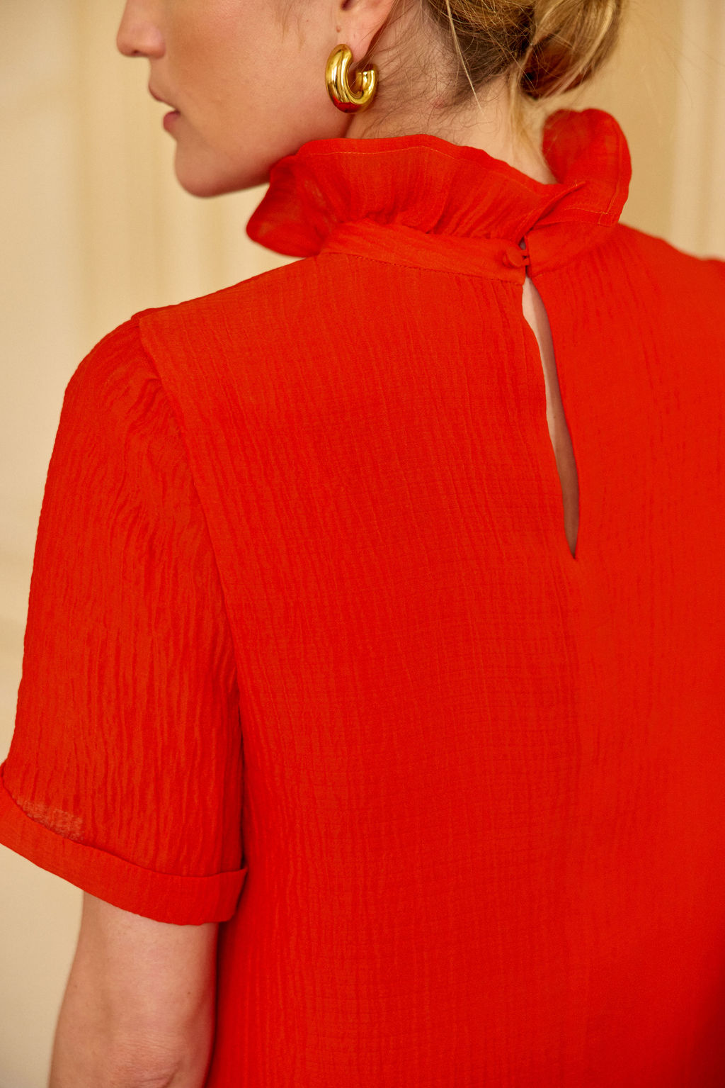 Robe Scarlett coquelicot