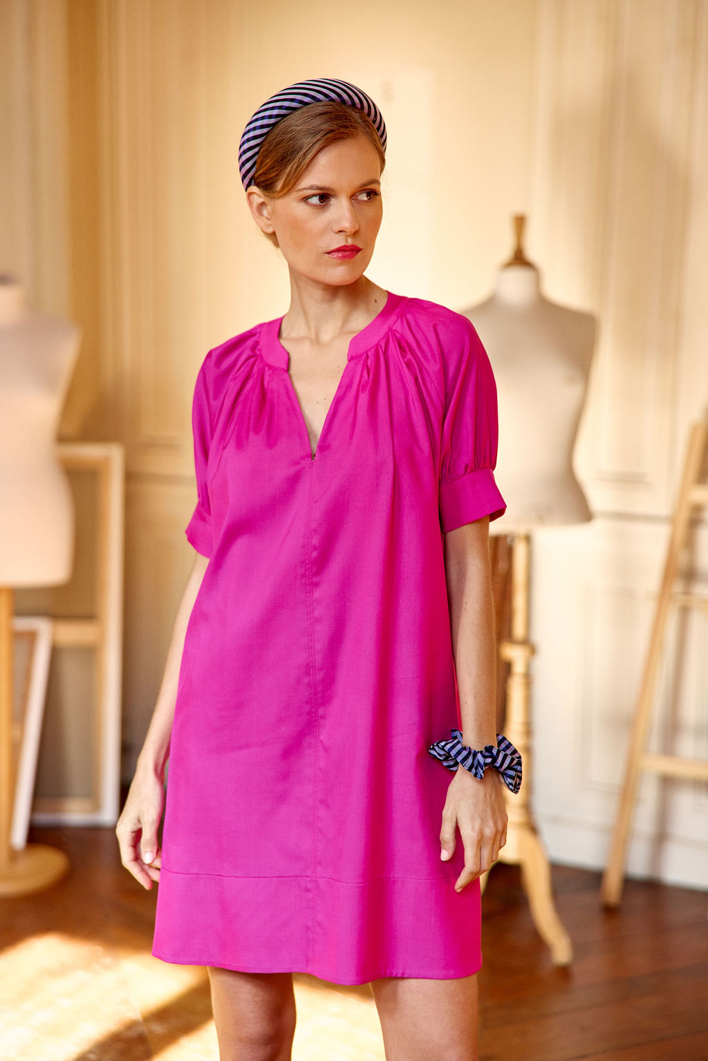 Robe Zélie bougainvillier