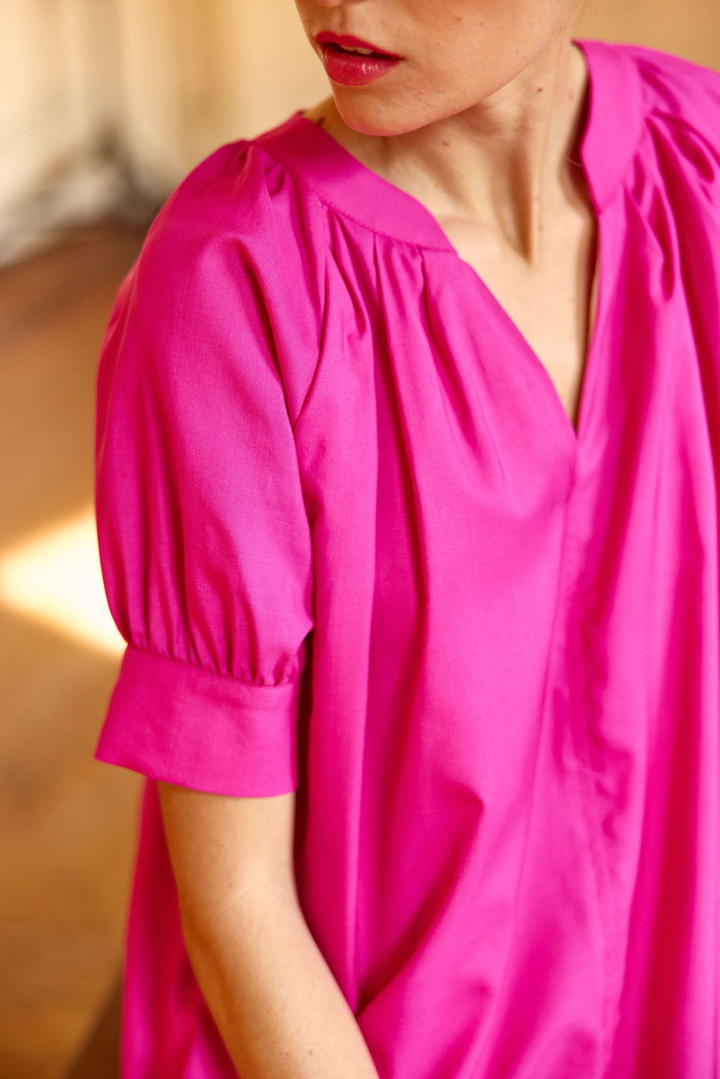 Robe Zélie bougainvillier