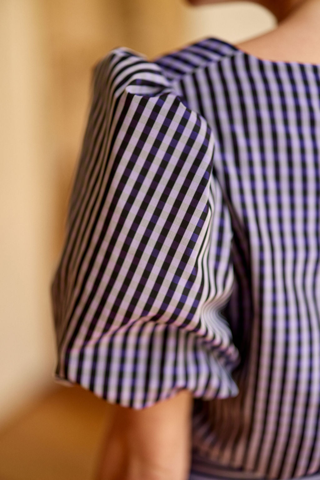 Top Aimé vichy violet