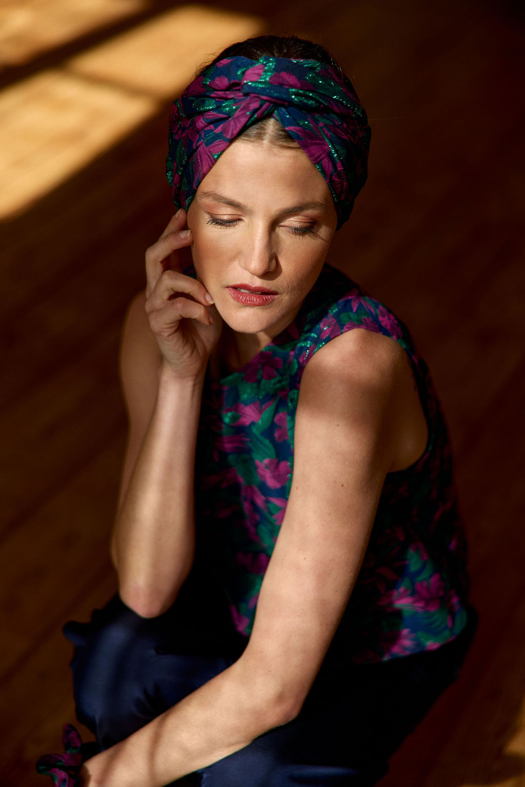 Turban Paloma jacquard