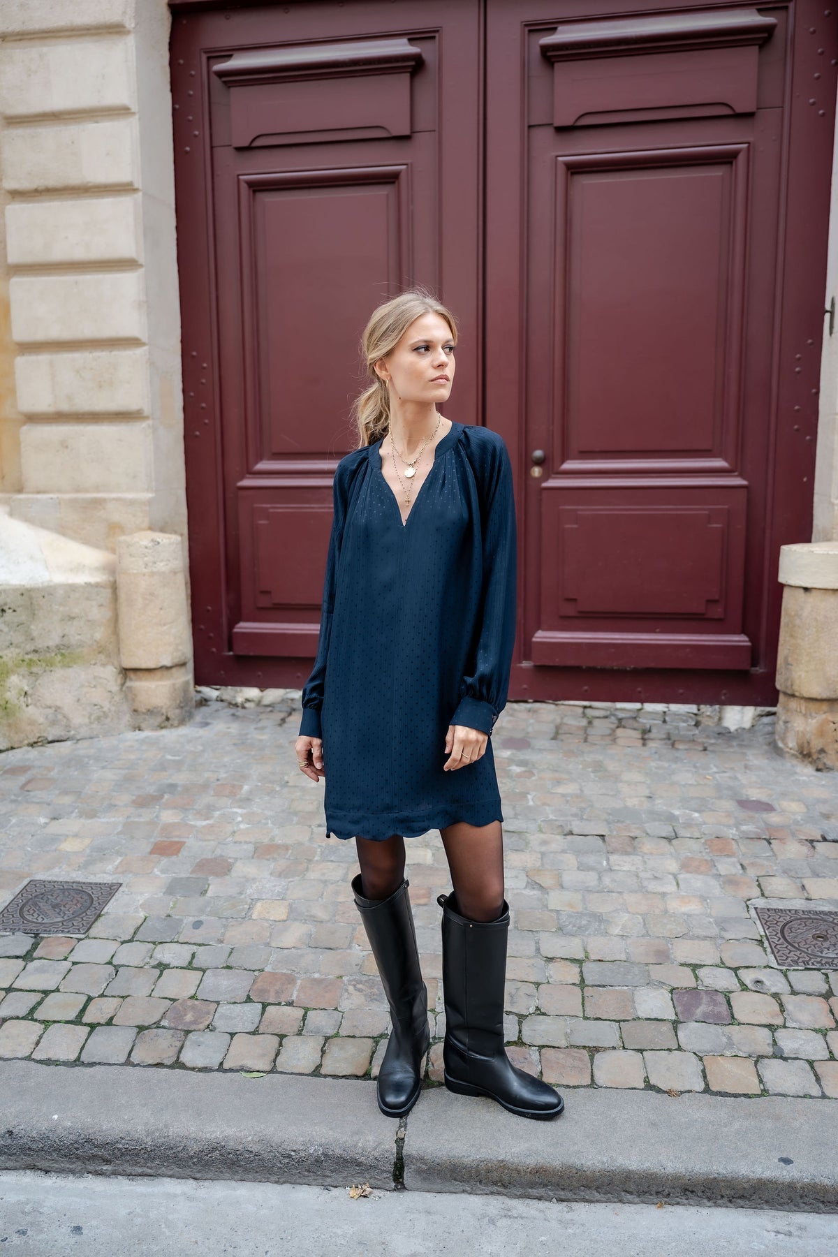 Robe Zélie festonnée