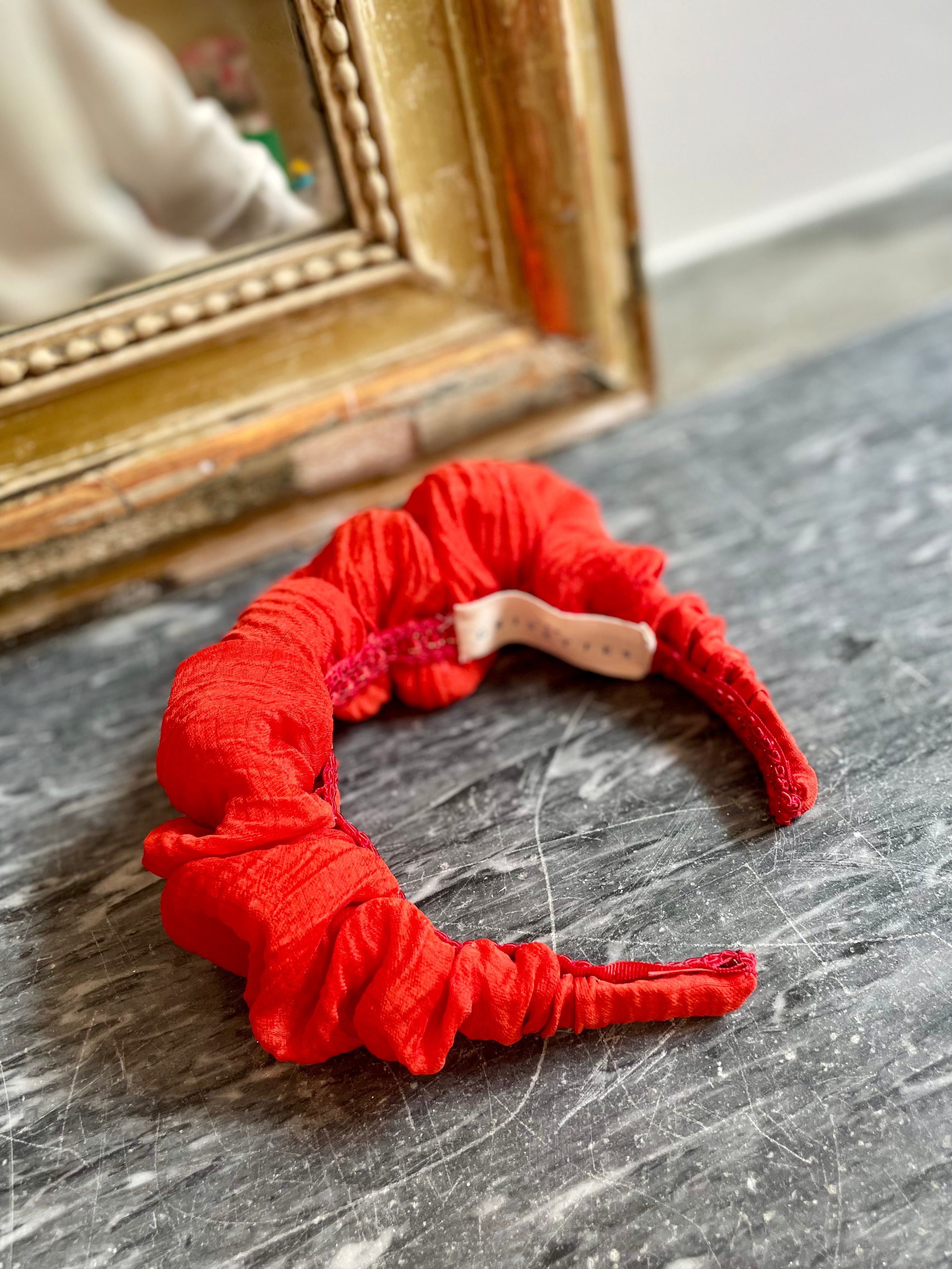 Serre-tête Frida coquelicot